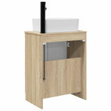 Bathroom Vanity with Sink Sonoma Oak 54 x 35 x 83 cm 890160