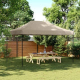 Foldable Party Tent Pop-Up Taupe 440x292x315 cm 4004962