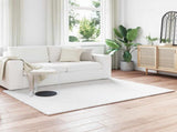 Anti-Slip Faux Rabbit Fur Rug OLITE White 160 x 230 cm 42021616