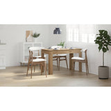 Dining Table Artisan Oak 120x60x76 cm Engineered Wood 855903