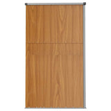 Garden Tool Shed Brown 161x89x161 cm Galvanised Steel 316212
