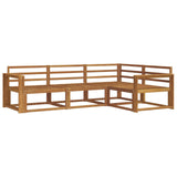 Outdoor Sofa Set 4 pcs Natural Solid Acacia Wood 3367512