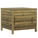 Garden Footstool 62x63.5x53.5 cm Impregnated Wood Pine 844907