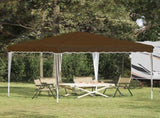 Pop-up Party Tent 288 x 288 x 245 cm Taupe Oxford Fabric 42019751