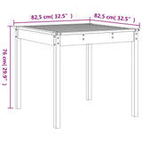 5 Piece Garden Dining Set Grey Solid Wood Pine 3157711