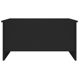 Coffee Table Black 80x55.5x41.5 cm Engineered Wood 809675
