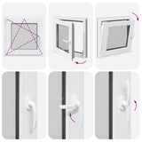 Tilt & Turn Basement Window RISOR 50 x 50 cm 42047268