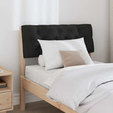 Upholstered Headboard Black 80 cm Solid Pine Wood 879201