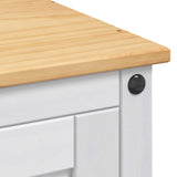 Kitchen Island Set 3 pcs White and Honey Wax Solid-Pine 3425397