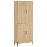 Highboard Sonoma Oak 69.5x34x180 cm Engineered Wood 3195798