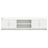 TV Cabinet 168 x 33 x 47 cm White Engineered Wood 8011179