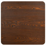 ZNTS Bistro Table Dark Brown 60X60 cm MDF 286431