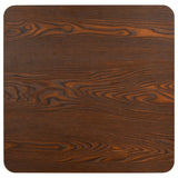 ZNTS Bistro Table Dark Brown 60X60 cm MDF 286431