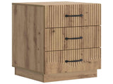 Bedside Cabinet Artisan Oak 43 x 41 x 63.5 cm Engineered Wood 895254