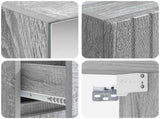 Bathroom Furniture Set 4 pcs Grey Sonoma 3407468