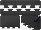 Floor Mats 24 pcs Black 8.64 m EVA Foam 42040752