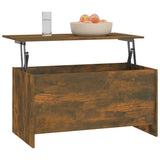 Coffee Table Smoked Oak 102x55.5x52.5 cm Engineered Wood 819266