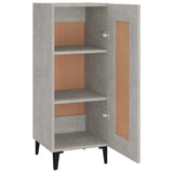 Sideboard Concrete Grey 34.5x34x90 cm Engineered Wood 812424