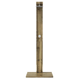 Outdoor Shower 210 cm Impregnated Pine Wood and Stainless Steel 886359