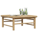 Garden Table Natural Bamboo Bamboo 65 x 65 x 30 cm Lightweight 313149