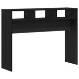 Console Table Black Oak 105 x 30 x 80 cm Engineered Wood 862660