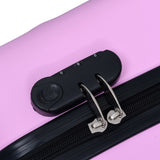 ZNTS Hardcase Trolley Set 2 pcs Pink ABS 92429