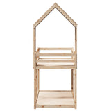 Bunk Bed without Mattress 75x190 cm Small Single Solid Wood Pine 3282007