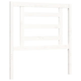 Bed Frame without Mattress White Single Solid Wood Pine 3192847