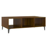 Coffee Table Brown Oak 103.5x60x35 cm Engineered Wood 813181