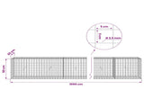 Gabion with 3.5 mm Wire and 5x5 cm Mesh 1050x30x50 cm 3462231