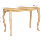 Coffee Table Brown 100 x 55 x 77 cm Solid mango wood 4104585