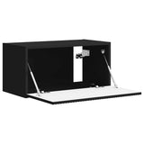 TV Wall Cabinet Black 60 x 31 x 29.5 cm Engineered Wood 892191