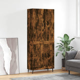 Highboard Smoked Oak 69.5x34x180 cm Engineered Wood 3195808