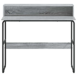 Desk with Storage Grey Sonoma 100 x 50 x 91 cm 8008029