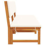 Sun Lounger Reclining Brown 200 x 57 x 75cm Solid Acacia wood 4108112