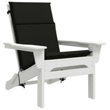 High Back Chair Cushion GEMERT 4 pcs 100% Polyester Black 945709