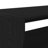 TV Cabinet Black Oak 80x40x40 cm Engineered Wood 859110