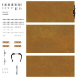 Garden Gate 85x125 cm Corten Steel 153258
