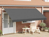 143691 Manual Retractable Awning 350 cm Anthracite