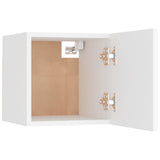 8 Piece TV Cabinet Set White Engineered Wood 3114222