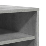 Shoe Cabinet Concrete Grey 60x35x92 cm Engineered Wood 808949