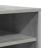 Shoe Cabinet Concrete Grey 60x35x92 cm Engineered Wood 808949