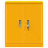 Storage Cabinet Mustard Yellow 60 x 40 x 70 cm Steel 891721