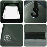 Camping Tent Army Green 190 x 140 x 105 cm Polyester and Steel 42028645