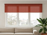 Outdoor Roller Blind 90% UV Block Terracota 400 x 140 cm HDPE 42035998