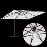 Roma Parasol Beige 286 x 284 x 270 cm Aluminium and Polyester 42003351