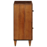 Sideboard with Storage Walnut 60 x 33 x 75 cm Solid Mango Wood 4018250