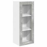 Hanging Cabinet Concrete Grey 40 x 31 x 100 cm Engineered Wood 884381