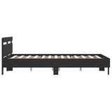 Bed Frame without Mattress Black 140x200 cm 3207421