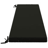 2-Piece Bench Cushions SOEST 2 pcs 100% Polyester Black 949111